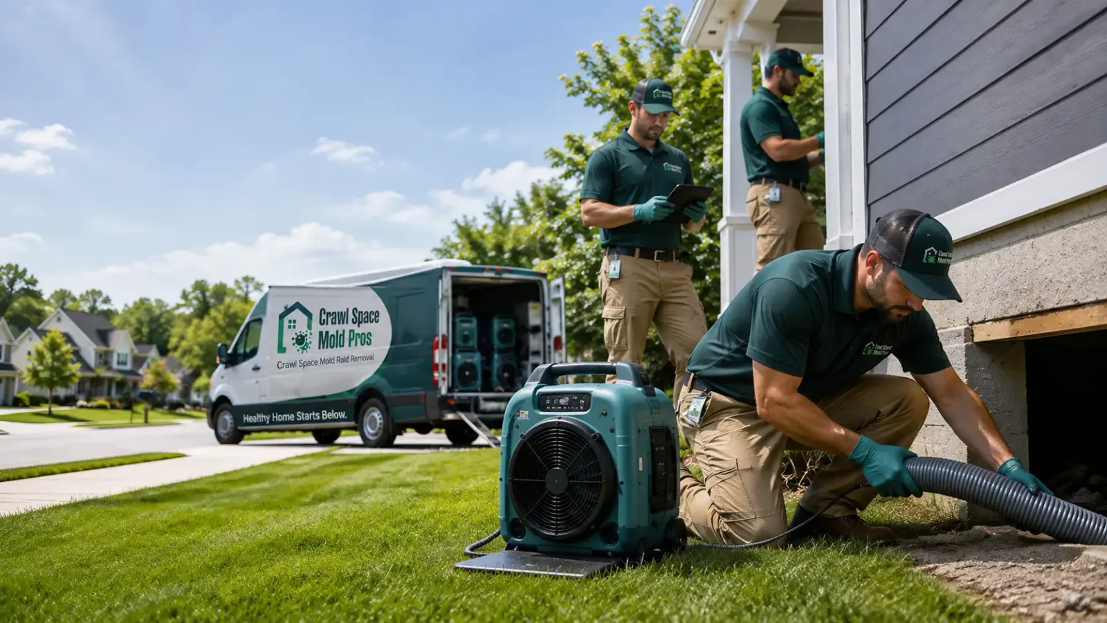 Crawl Space Mold Removal in Kendall, WI